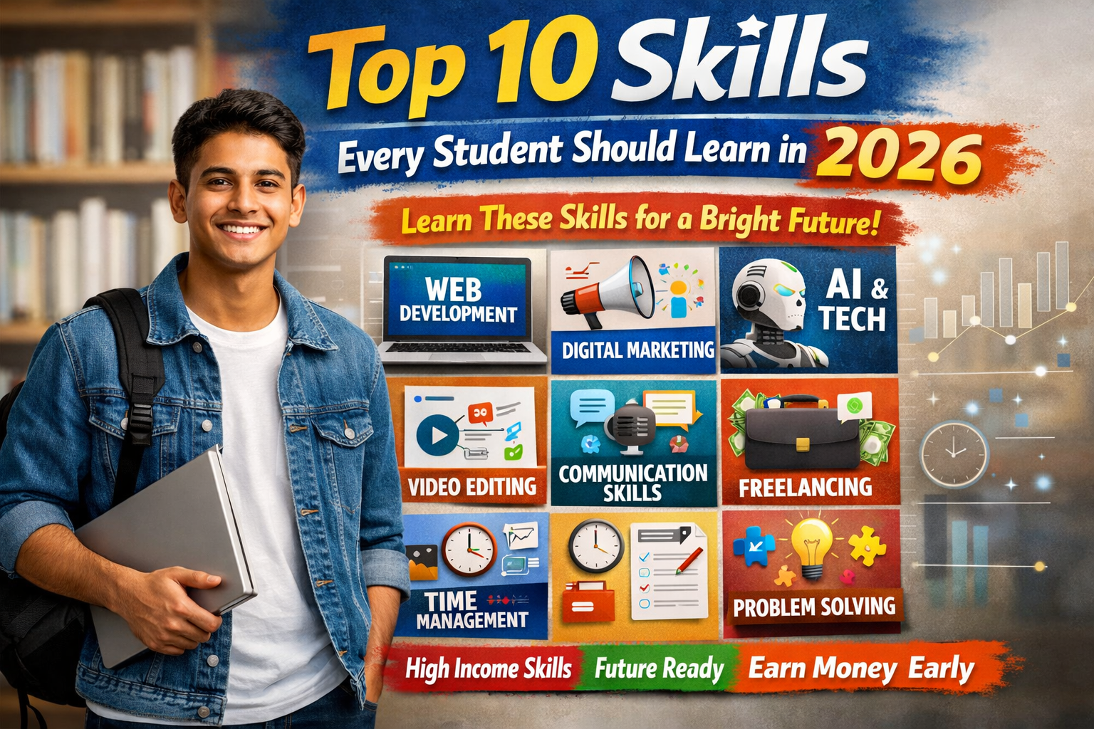 🧠 Top 10 Skills Every Student Should Learn in 2026